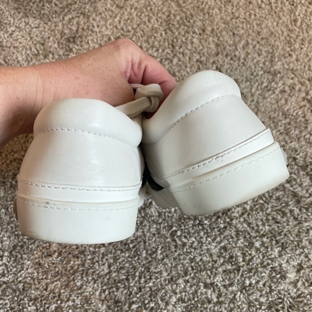 Miu Miu Leather Buckle Low-Top Sneaker, contrast White and black size EU 40 - Picture 4 of 13